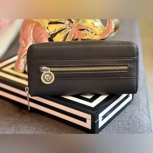 anne klein new recruits zip around wallet